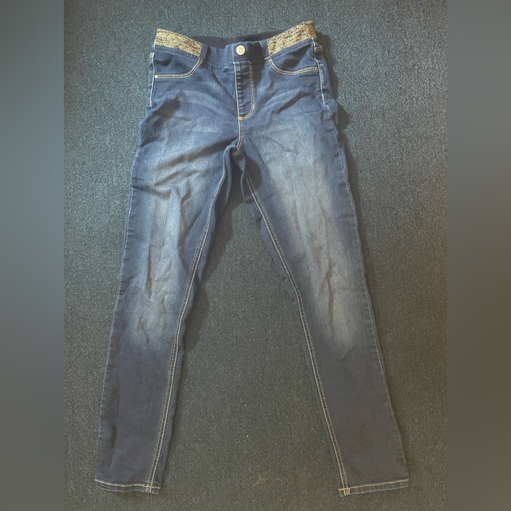Jordache Women’s Denim Jeans with Gold Details
